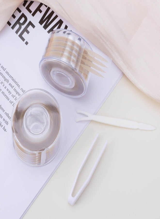SmallCat 600 Pcs Double Eyelid Tape, Invisible Eye Lid Tape for Hooded Eyes, Long-Lasting Hooded Eyelid Lifter Strips, Self- Adhesive Eye Tape for Hooded Eyes, Uneven, Droopy, Mono-Eyelids - Image 5
